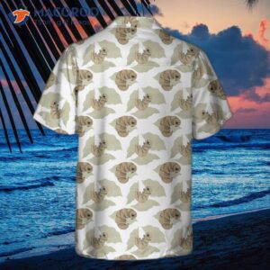larval watercolor pattern hawaiian shirt 1