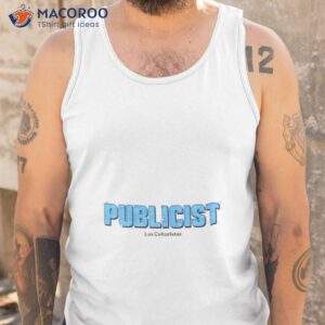 las culturistas publicist shirt tank top