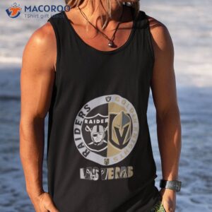 las vegas raiders vs vegas golden knights las vegas champion 2023 logo shirt tank top