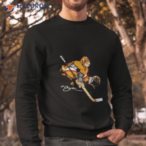 laurent brossoit vegas hockey signature illustration shirt sweatshirt