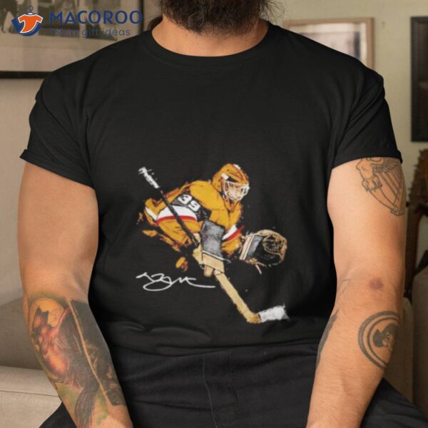 Laurent Brossoit Vegas Hockey Signature Illustration Shirt