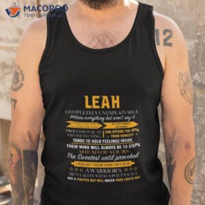 leah completely unexplainable shirt tank top