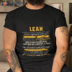 leah completely unexplainable shirt tshirt