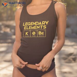 Legendary Elets Of Basketball, K-o-be, Periodic Table Fun Shirt