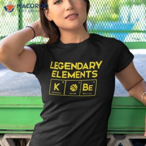 legendary elets of basketball k o be periodic table fun shirt tshirt 1