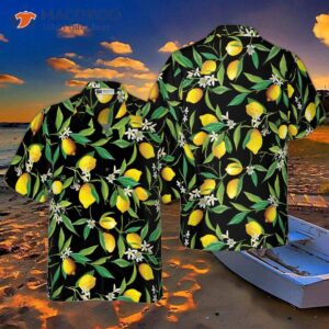 lemon in a black hawaiian shirt 2