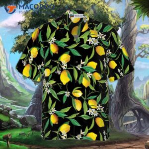 lemon in a black hawaiian shirt 3