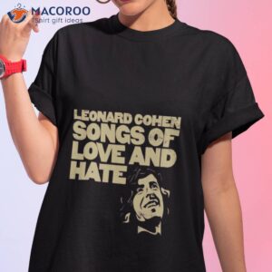 leonard cohen the rehearsal shirt tshirt 1