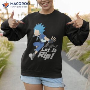 let it rip anime boy japanese funny shirt sweatshirt