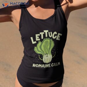lettuce romaine calm mindfulness vegan yoga lover yogi joke shirt tank top 2