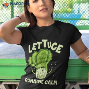 lettuce romaine calm mindfulness vegan yoga lover yogi joke shirt tshirt 1