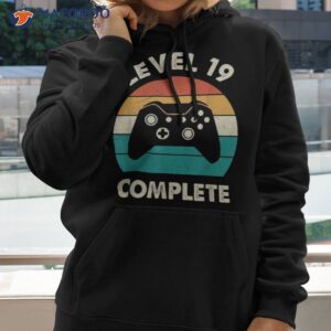 level 19 complete 19th wedding anniversary for him her funny shirt hoodie 2