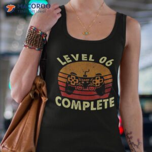 level 6 complete vintage shirt celebrate 6th wedding tank top 4