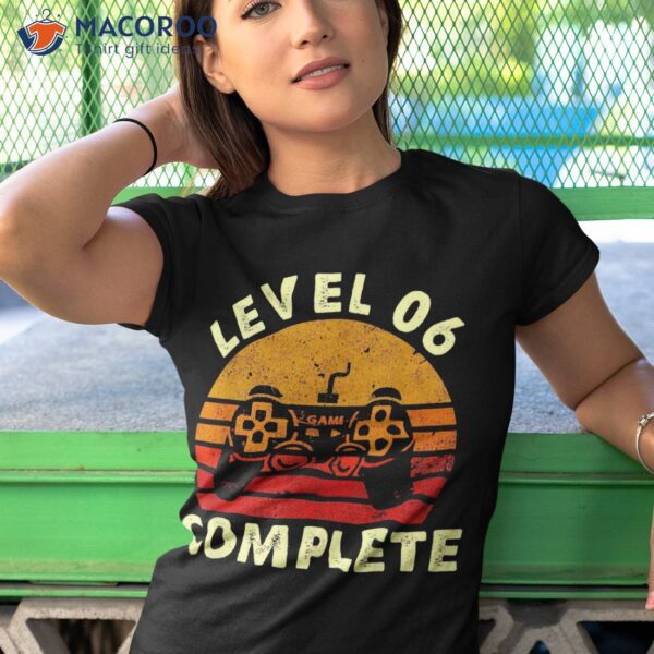 Level 6 Complete Vintage Shirt Celebrate 6th Wedding