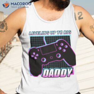 leveling up to daddy shirt tank top 3