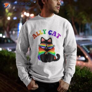 lgbt ally cat be kind gay rainbow funny lgbtq gift idea shirt sweatshirt