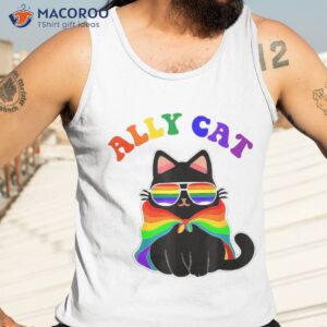 lgbt ally cat be kind gay rainbow funny lgbtq gift idea shirt tank top 3
