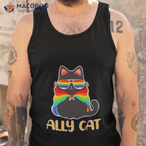 Lgbt Ally Cashirt 3 lgbt ally cat shirt tank top