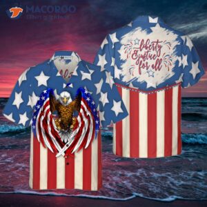 liberty and justice for all hawaiian shirt 2