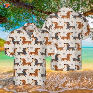 life of a dachshund dog hawaiian shirt 2