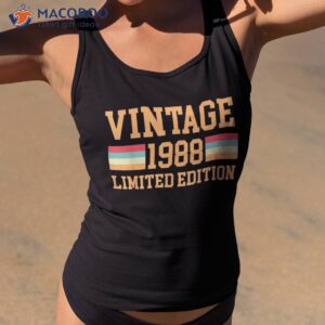 Limited Edition Tees Vintage 1988 Born 35 Years Ago Shirt