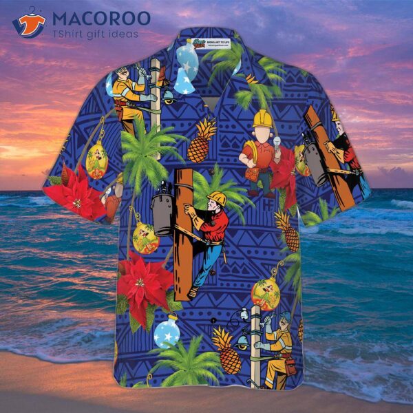 Lineman Proud Hawaiian Shirt