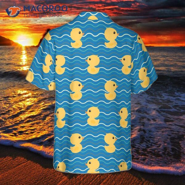 Little Ducks On The Water Hawaiian Shirt