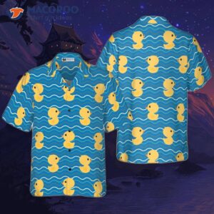 little ducks on the water hawaiian shirt 2