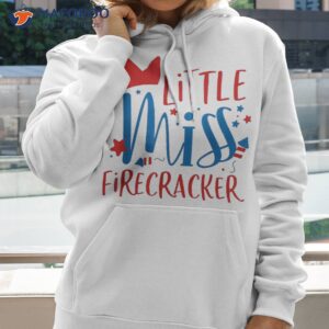 little miss firecracker 4th of july toddler girl outfits shirt hoodie