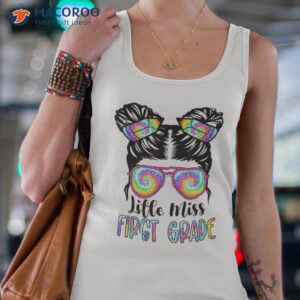 little miss first grade girl back to school cute daughter shirt tank top 4