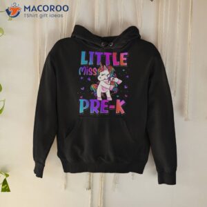 Little Miss Pre-k Shirt Unicorn Back To School Girls