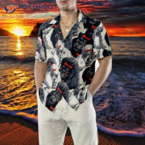 little sweet poodles wear hawaiian shirts 5