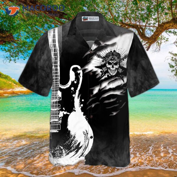 Live Free Or Die; Guitar On Smoke; Hawaiian Shirt