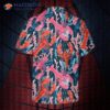 Lobster With Seaweed Pattern Hawaiian Shirt; Funny Shirt For Adults; Print