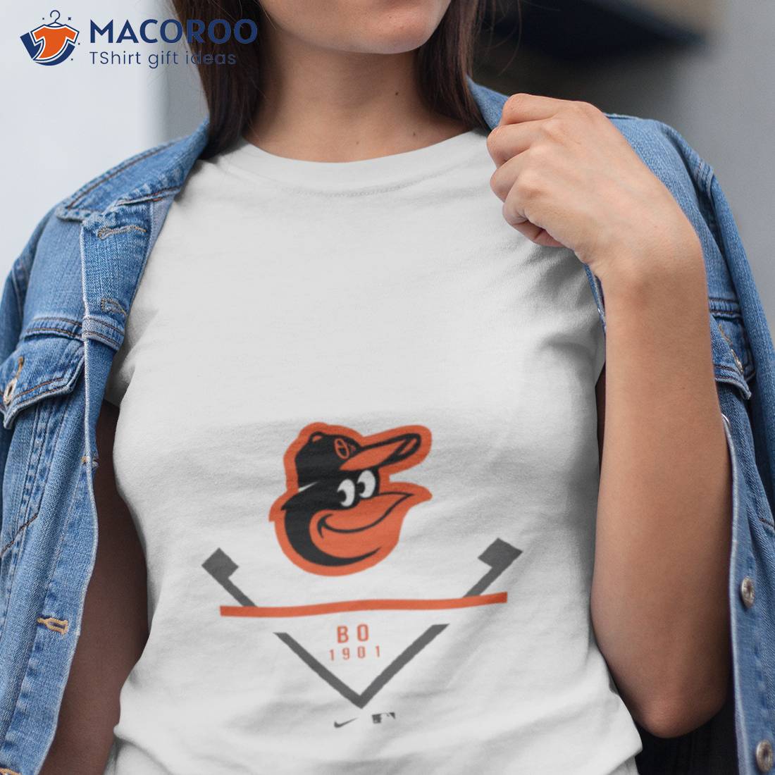 Baltimore Oriole team est 1901 baseball logo sport shirt, hoodie, sweater,  long sleeve and tank top