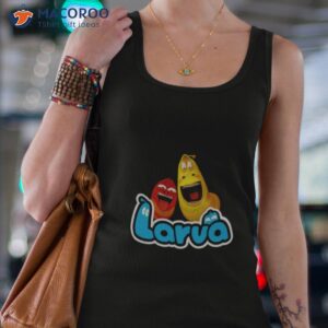 logo larva cartoon design shirt tank top 4