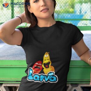 logo larva cartoon design shirt tshirt 1