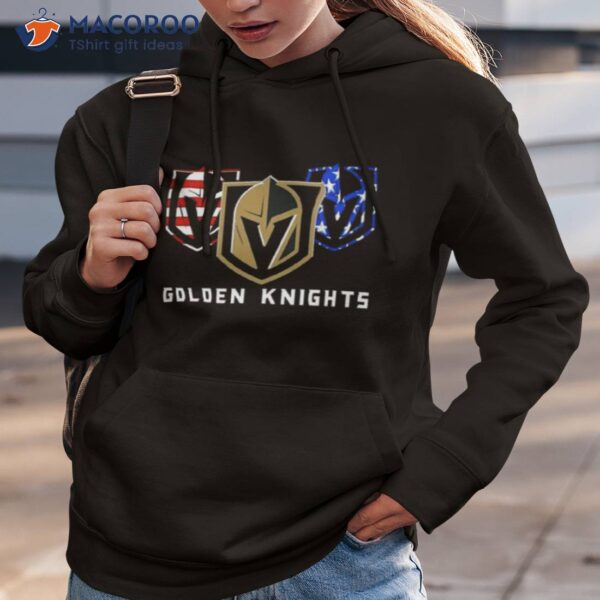 Logo Us Flag Nhl Hockey Vegas Golden Knights 2023 Shirt