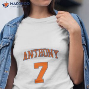 logo white carmelo anthony shirt tshirt