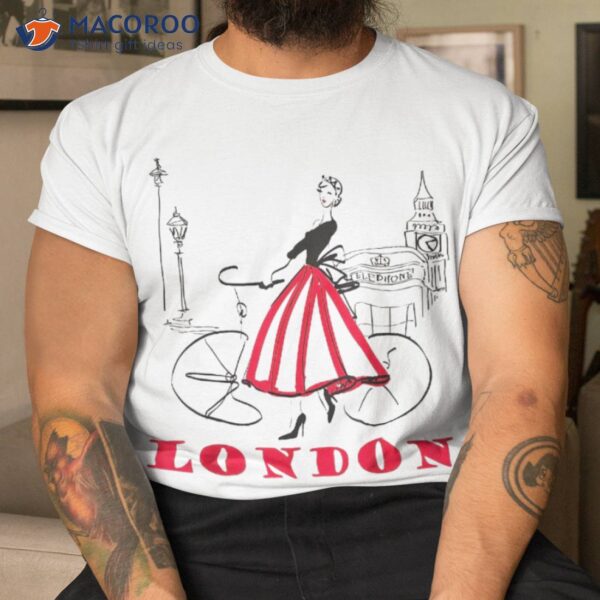 London Shirt – Woman Big Ben Bicycle Tshirt 5