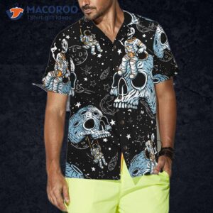 Lonely Skull Planet From Outer Space Hawaiian Shirt