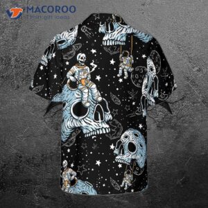 Lonely Skull Planet From Outer Space Hawaiian Shirt