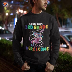 look out 3rd grade here i come unicorn back to school shirt sweatshirt