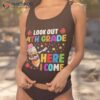 Look Out 4th Grade Here I Come Back To School Shirt