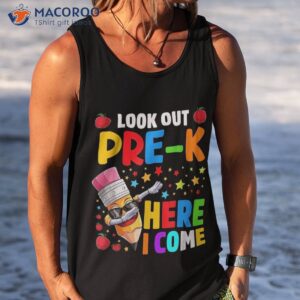 look out pre k here i come back to school shirt tank top