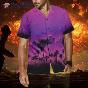 los angeles cityscape hawaiian shirt stylish shirts for and 3