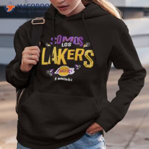 los angeles lakers somos los lakers noches ene be a 2023 shirt hoodie 3