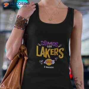 los angeles lakers somos los lakers noches ene be a 2023 shirt tank top 4