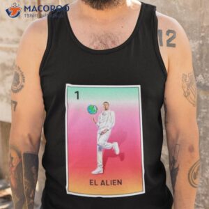loteria de san antonio el alien shirt tank top
