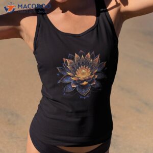 lotus flower yoga zen bohemian namaste meditation shirt tank top 2